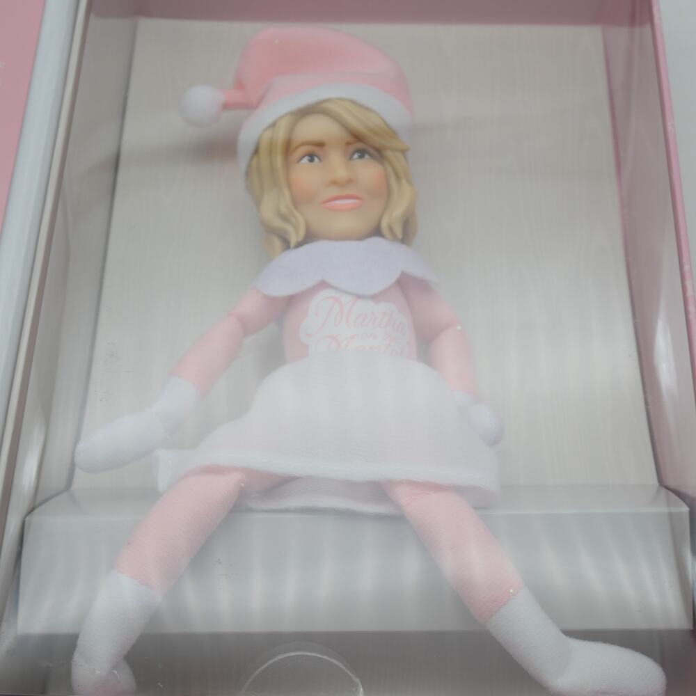 Martha Stewart Martha on a Mantle Christmas Poseable Plush NEW - Picture 9 of 9